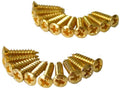 Allparts GS-0001-002 STANDARD PICKGUARD SCREWS Gold