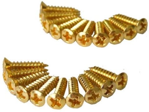 Allparts GS-0001-002 STANDARD PICKGUARD SCREWS Gold