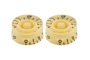 Allparts PK-0130-028 SET OF 2 VINTAGE-STYLE SPEED KNOBS Cream