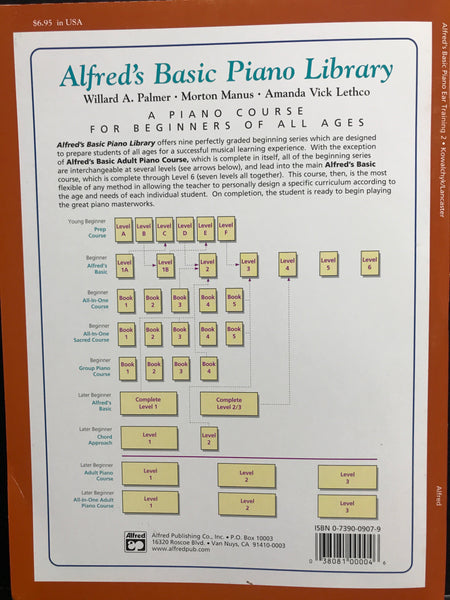 Alfred's Basic Piano Library Ear Training Book Level 2
