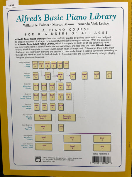 Alfred's Basic Piano Library Ear Training Book Level 3