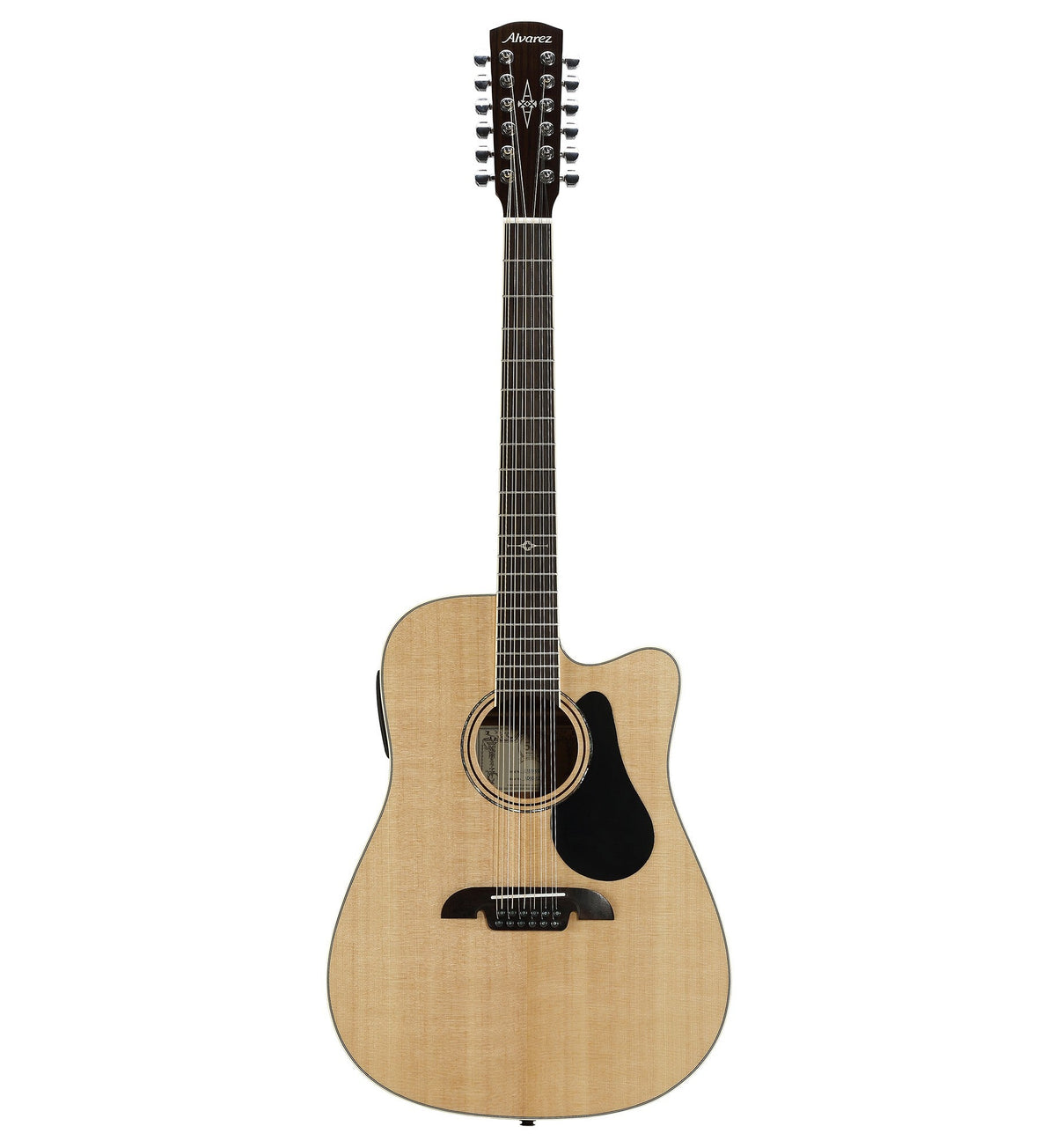 Alvarez AD60ce 12-string Acoustic-Electric Guitar - Natural