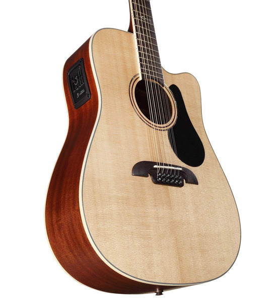 Alvarez AD60ce 12-string Acoustic-Electric Guitar - Natural