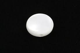Allparts TK-7710-025 PLASTIC MELT-ON OVAL BUTTON SET WHITE