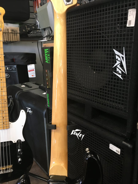 Austin AJB300 Double Cutaway 4 String Bass Black