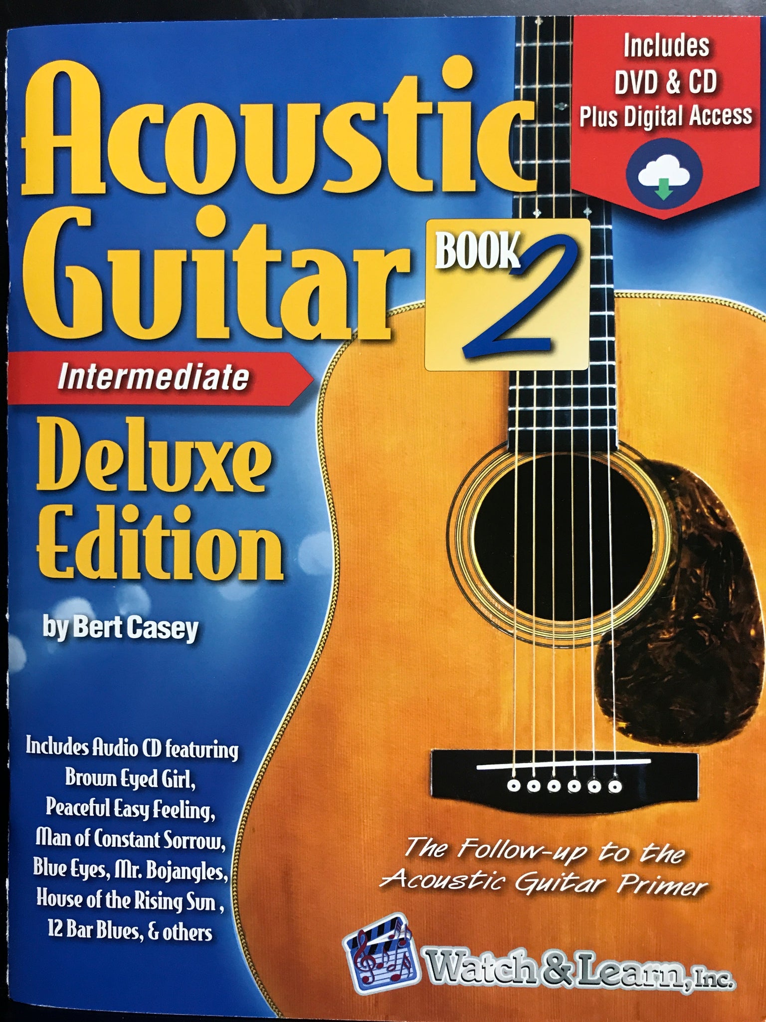 Watch & Learn AGP2 Acoustic Guitar Book 2 Deluxe Edition