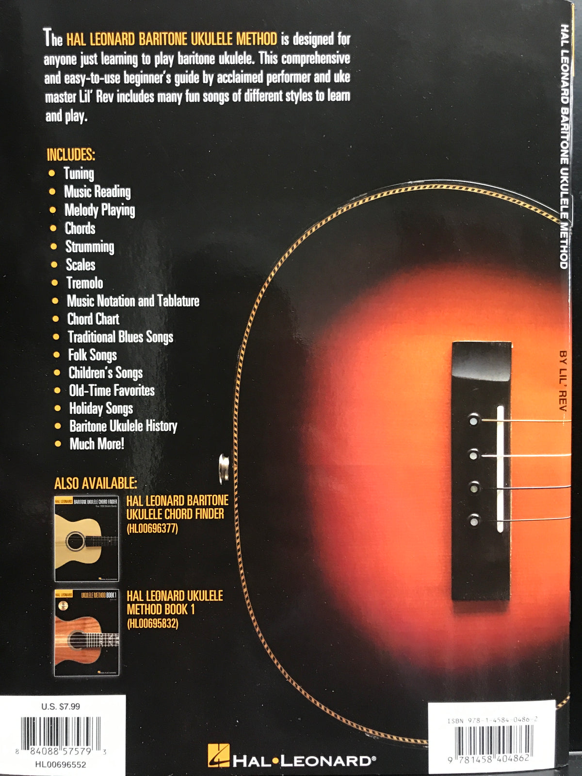 Hal Leonard Baritone Ukulele Book 1