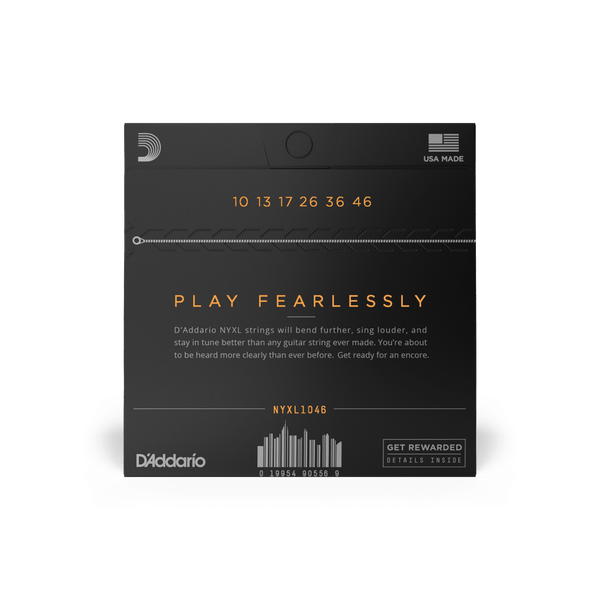 D'Addario NYXL1046 Nickel Wound Electric Guitar Strings 10-46