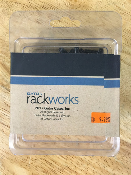 Gator GRW-SCRW025 Gator Rackworks #10-32 X 3/4″ Rack Screws – 25 Qty Pack Black