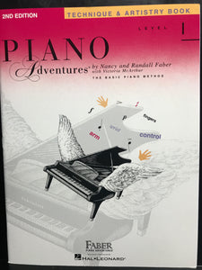 Faber & Faber Piano Adventures Technique & Artistry Book Level 1