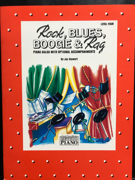 Belwin Rock, Blues, Boogie, & Rag Piano Solos with Optional Accompaniments