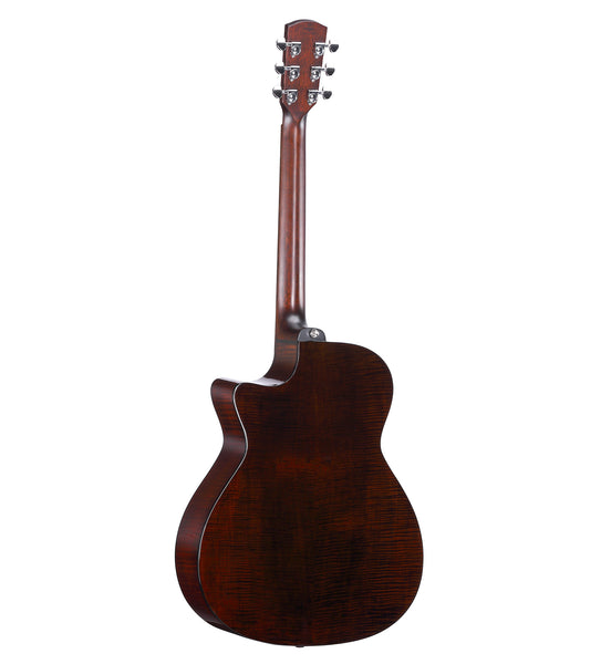 Alvarez AGFM80CEARSHB ARTIST ELITE GRAND AUDITORIUM AC ELECTRIC W/SLIM BEVEL EDGE ARMREST, CUTAWAY, EQ & TUN