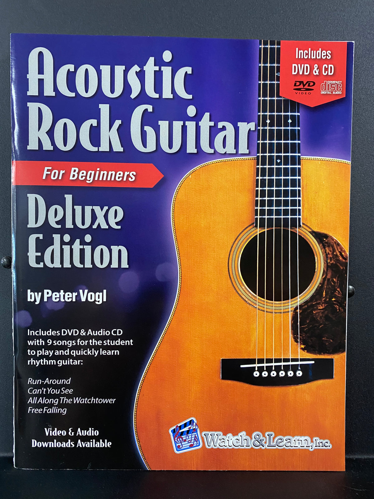 Watch & Learn Acoustic Rock Guitar Deluxe Edition