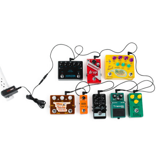 Gator GTR-PWR-1MAX Pedalboard Power Supply; Wall Wart Combo Pack