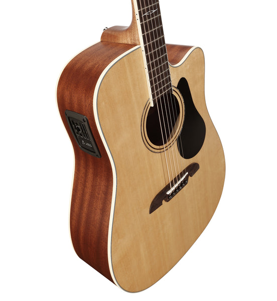 Alvarez AD60ce Artist Series Dreadnought Acoustic Electric Guitar - Natural