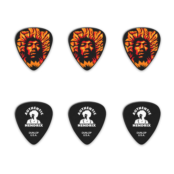 Dunlop JIMI HENDRIX VOODOO FIRE PICK TIN JH-PT14H