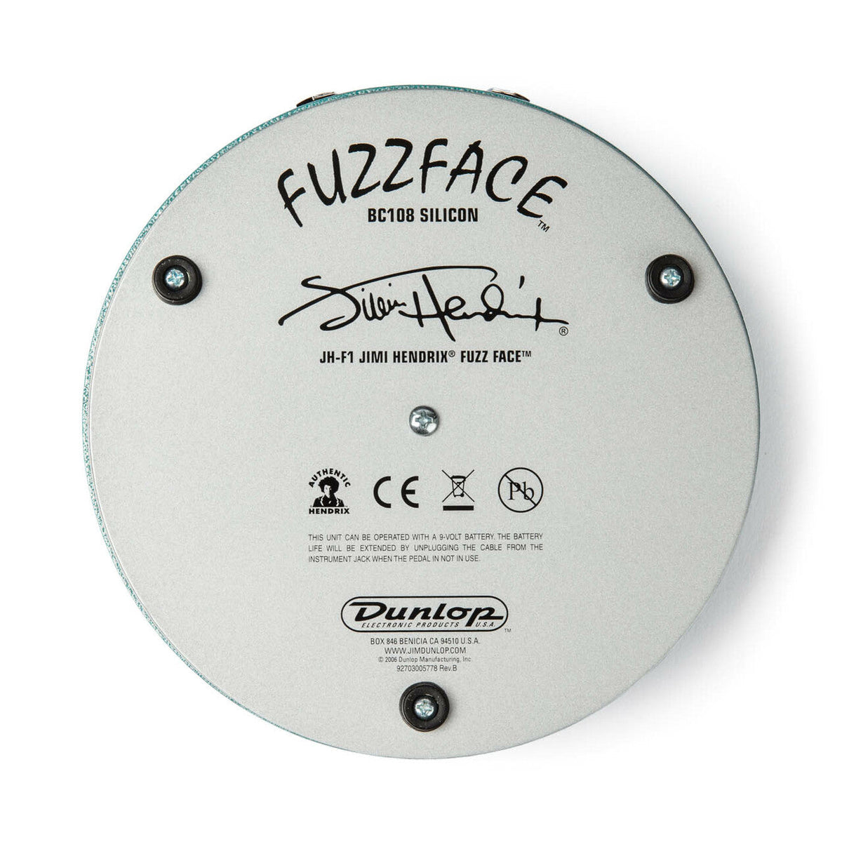 Dunlop JIMI HENDRIX FUZZ FACE DISTORTION