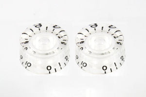 Allparts PK-0130-031 SET OF 2 VINTAGE-STYLE SPEED KNOBS Clear