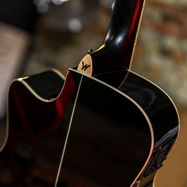 Washburn DEEP FOREST BURL ACE Black Fade DFBACEB
