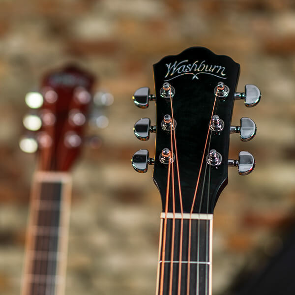 Washburn DEEP FOREST BURL ACE Black Fade DFBACEB