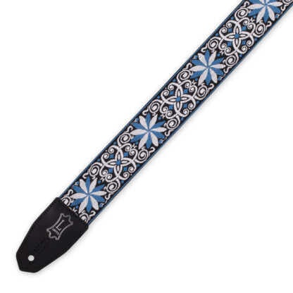 Levy's MRHHT-10 Right Height Strap w/ Woven Blue White Black Motif