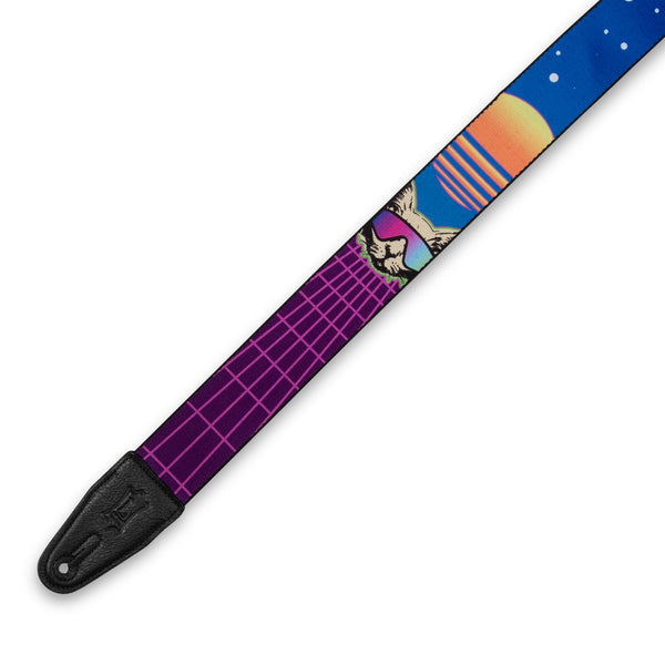 Levy's MPD2-119 Polyester Guitar Strap Cyber Cat