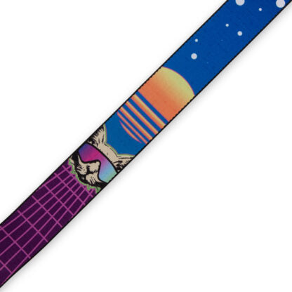 Levy's MPD2-119 Polyester Guitar Strap Cyber Cat