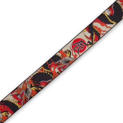 Levy's MPD2-123 Polyester Guitar Strap Japanese Traditional Dragon
