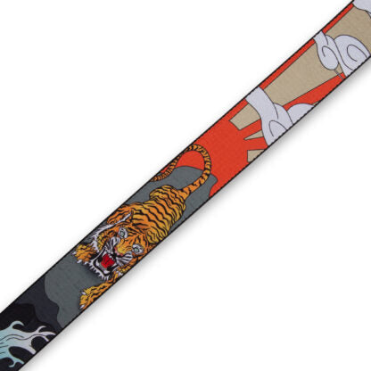Levy's MPD2-124 Polyester Guitar Strap Japanese Traditional Tiger