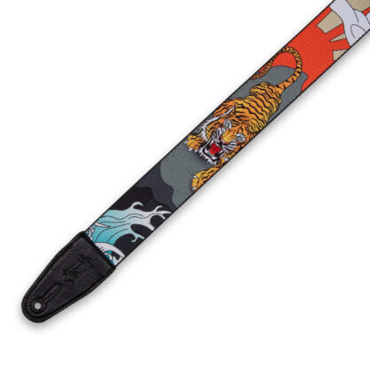 Levy's MPD2-124 Polyester Guitar Strap Japanese Traditional Tiger
