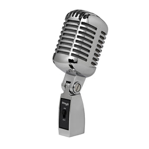 Stagg SDM100CR Professional vintage style cardioid dynamic microphone with cartridge DC04