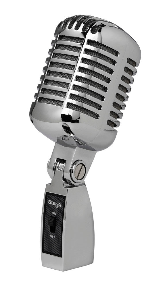 Stagg SDM100CR Professional vintage style cardioid dynamic microphone with cartridge DC04