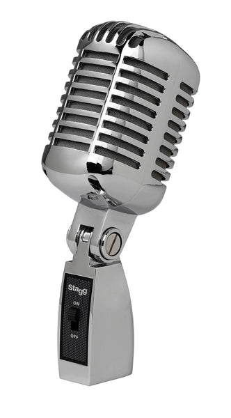 Stagg SDM100CR Professional vintage style cardioid dynamic microphone with cartridge DC04