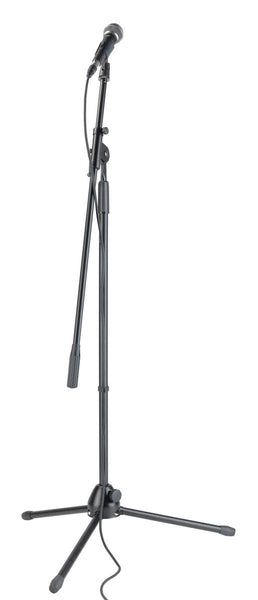 Stagg Performer set with cardioid dynamic microphone, boom stand, XLR/XLR cable, rubber clamp and bag