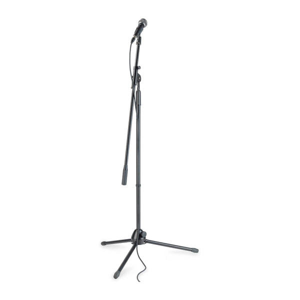 Stagg Performer set with cardioid dynamic microphone, boom stand, XLR/XLR cable, rubber clamp and bag