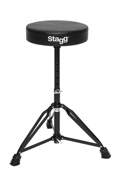 Stagg DT32BK Drum throne, double braced, black finish