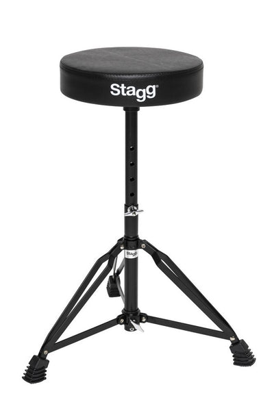 Stagg DT32BK Drum throne, double braced, black finish