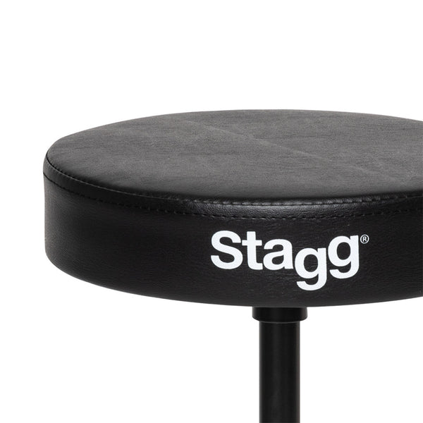Stagg DT32BK Drum throne, double braced, black finish