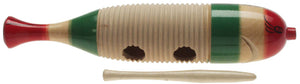 Stagg GUF-141S Small wooden güiro in fish shape, with scraper