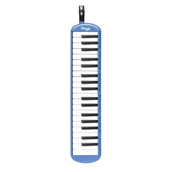 Stagg Blue Plastic Melodica with 37 Keys and Black Bag MELOSTA37 BL