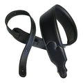 Franklin 2.5" Padded Glove Leather Guitar Strap 10B-BK-N