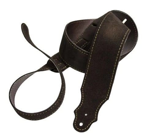 Franklin 2" Purist Suede Guitar Strap Chocolate 3A-CH-G