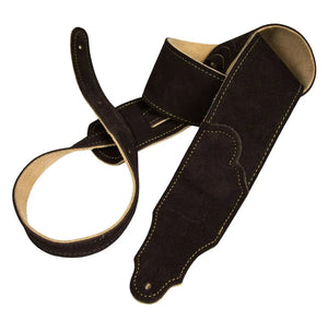 Franklin Original Suede Leather Premium Series Guitar Strap Chocolate FSS-CH-G