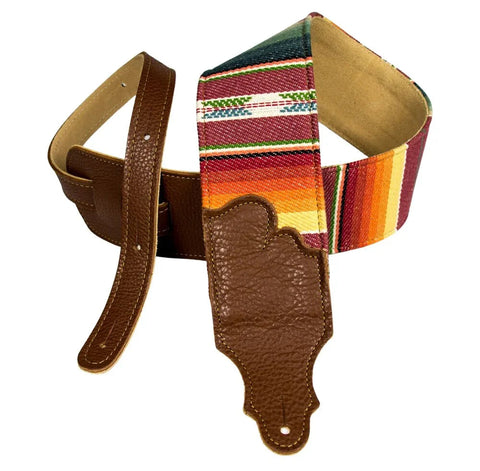 Franklin Strap 3" Saddle Blanket Guitar Strap w/ Suede Backing - Caramel FSCL-SB-CA
