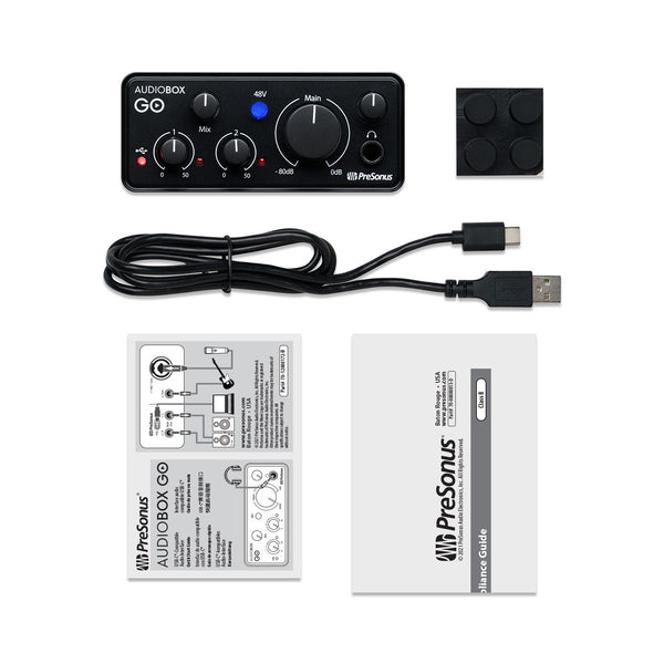 Presonus AudioBox GO: Compact 2x2 USB audio interface