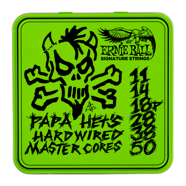 PAPA HET'S HARDWIRED MASTER CORE SIGNATURE ELECTRIC GUITAR STRINGS 3-PACK 3821