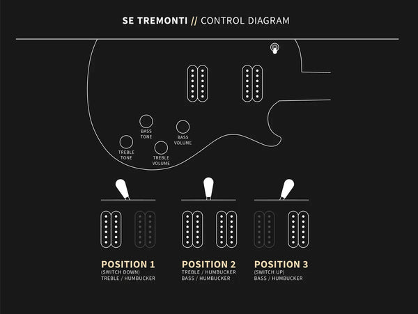 PRS SE Mark Tremonti Charcoal Burst