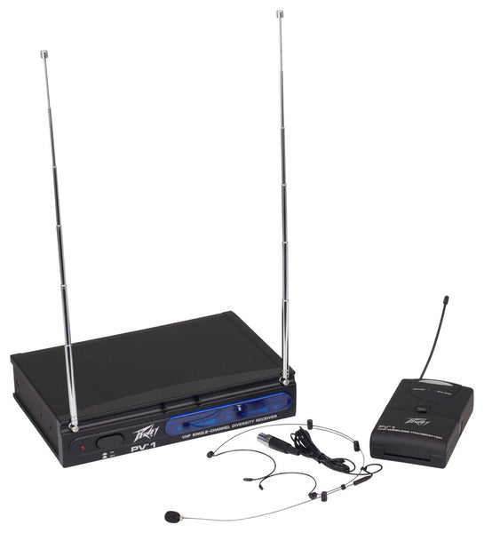 Peavey PV-1 V1 BHS VHF Headset Wireless System 203.400MHZ