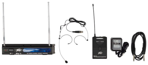 Peavey PV-1 V1 BHS VHF Headset Wireless System 203.400MHZ