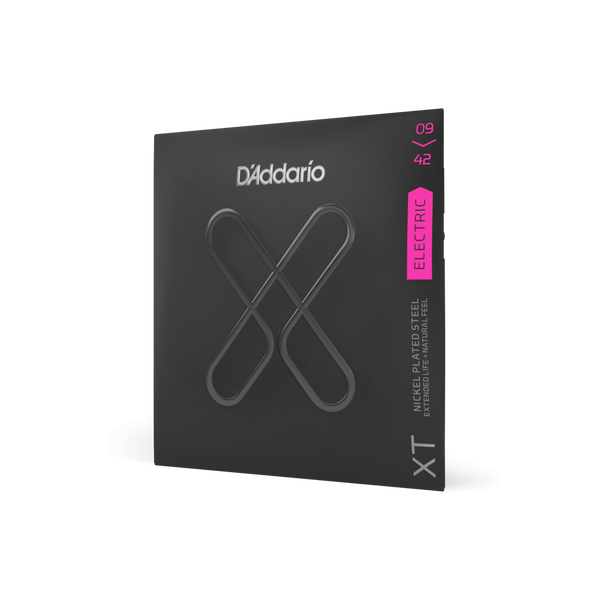 D'Addario 09-42 Super Light, XT Nickel Coated Electric Guitar Strings XTE0942